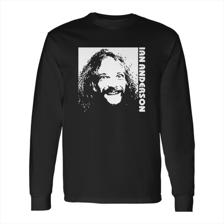 Retro Graphic Ian Anderson Art Long Sleeve T-Shirt