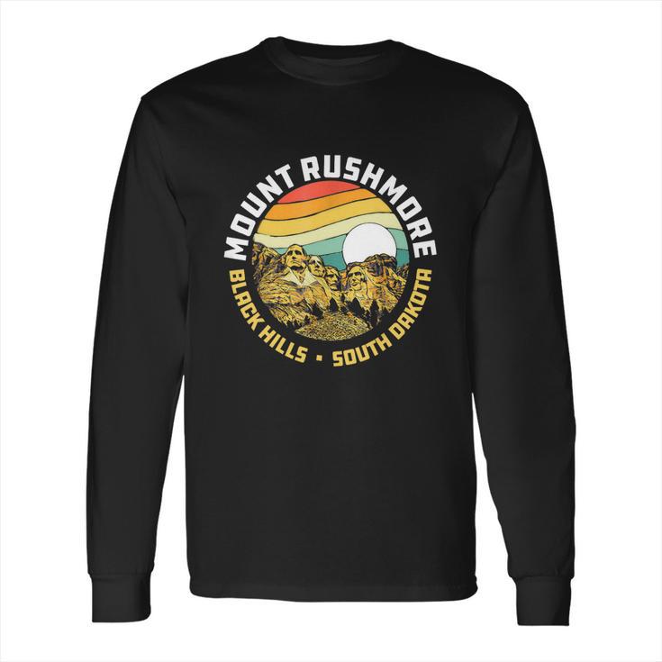 Retro Mount Rushmore National Memorial Vintage 80S Graphic Long Sleeve T-Shirt