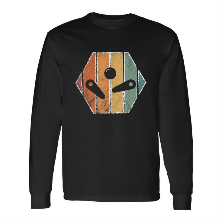 Retro Pinball Machine Vintage Arcade Game Long Sleeve T-Shirt