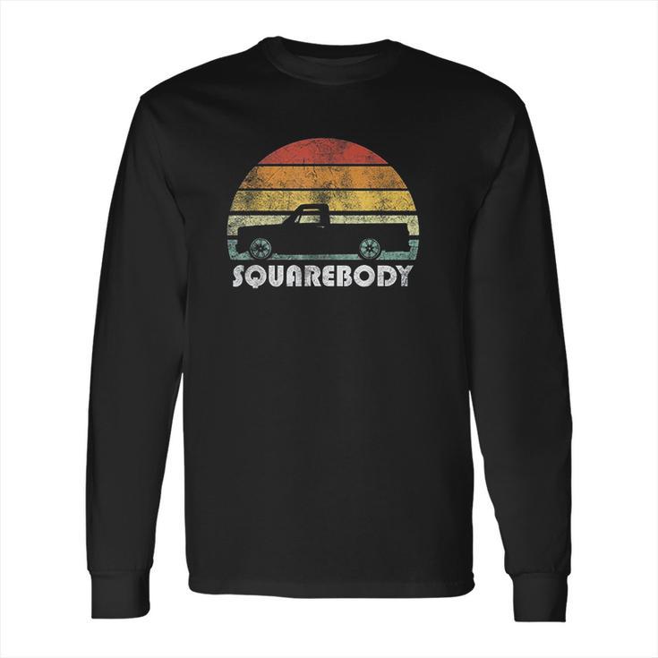 Retro Vintage Pickup Truck Squarebody Long Sleeve T-Shirt