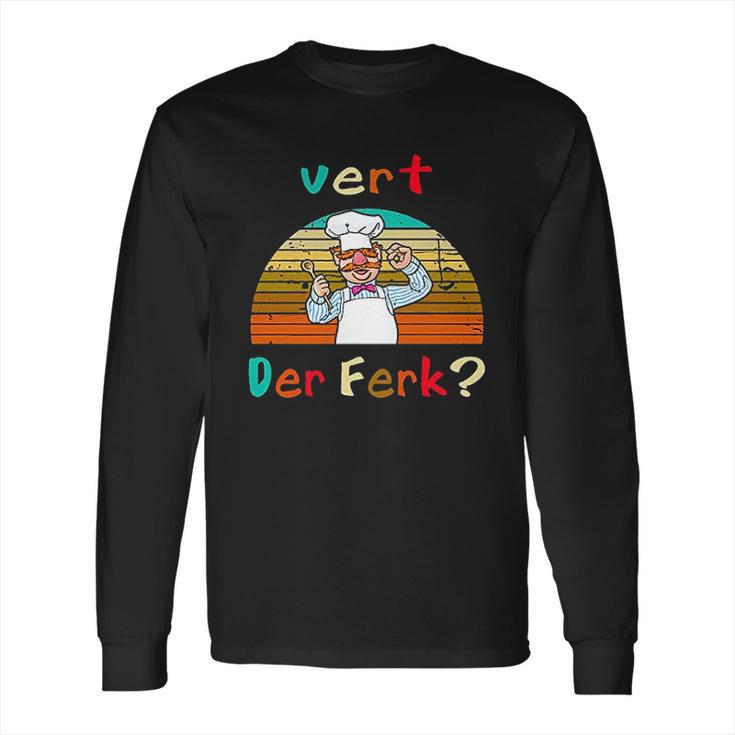 Retro Vintage Vert Der Ferk Long Sleeve T-Shirt