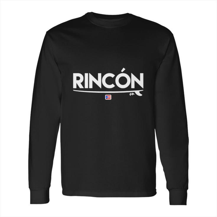 Rincon Puerto Rican Surfing T-Shirt Long Sleeve T-Shirt