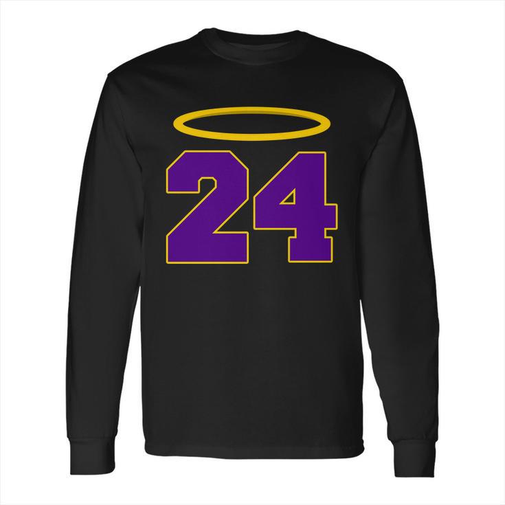 Rip Kobe 24 Halo Angel Tribute Long Sleeve T-Shirt