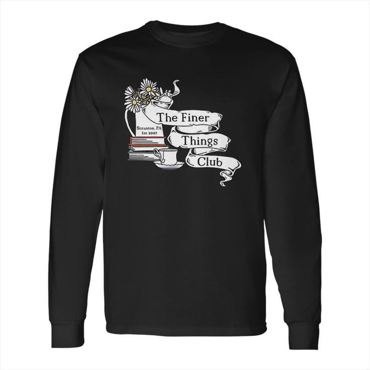 Ripple Junction The Office Finer Things Club Long Sleeve T-Shirt