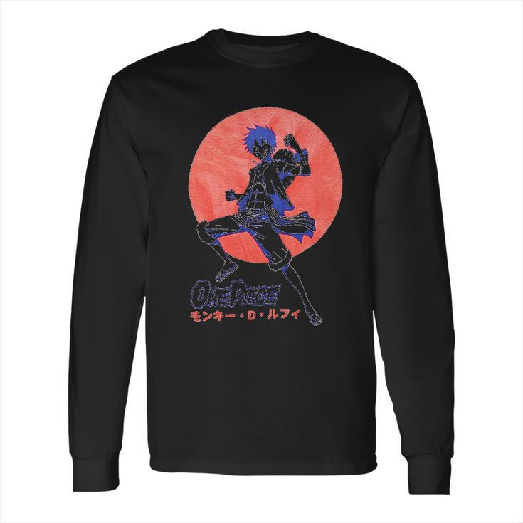 Ripple Junction One Piece Luffy D Monkey Pose Adult Long Sleeve T-Shirt