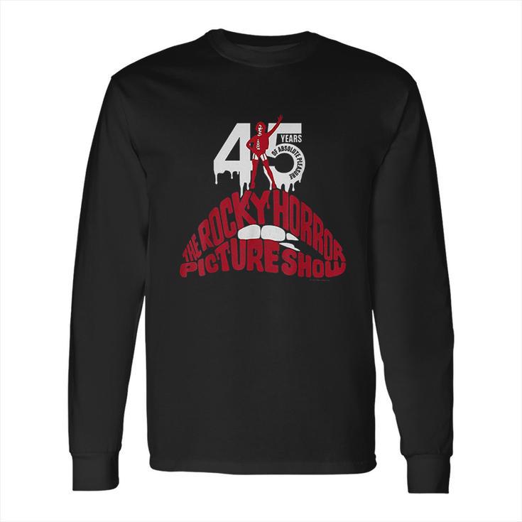 The Rocky Horror Picture Show 45Th Anniversary Red Logo Long Sleeve T-Shirt