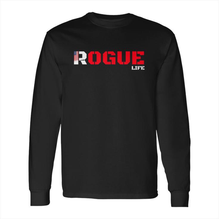 Rogue Funny Gift Cool Military Style Armed Forces Bad Boy Gift Long Sleeve T-Shirt