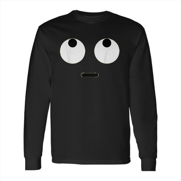 Rolling Eyes Face Eye Roll Emojis Emoticon Halloween Long Sleeve T-Shirt