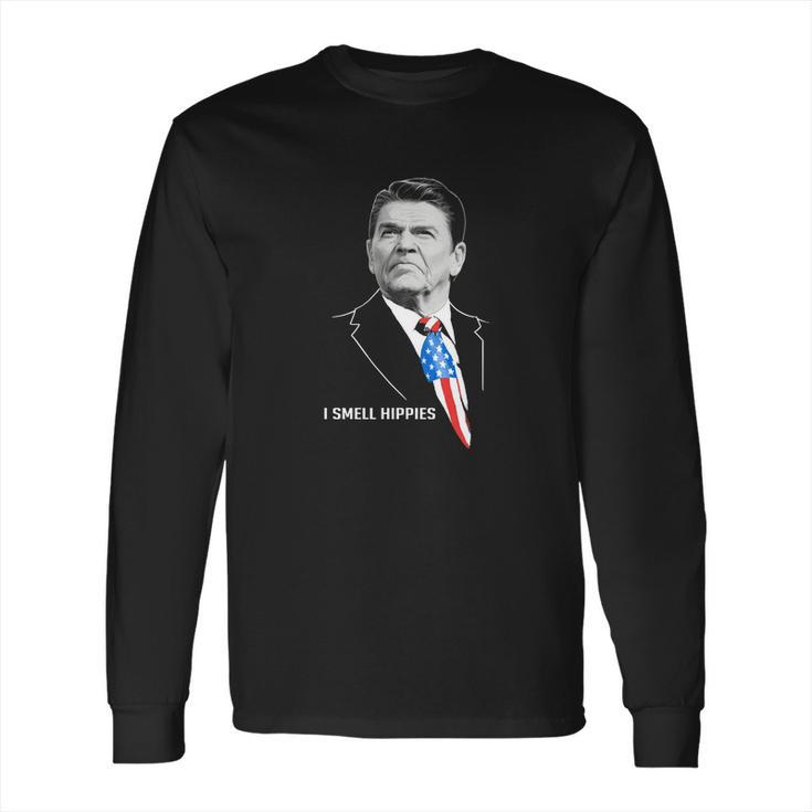 Ronald Reagan I Smell Hippies T-Shirt Long Sleeve T-Shirt