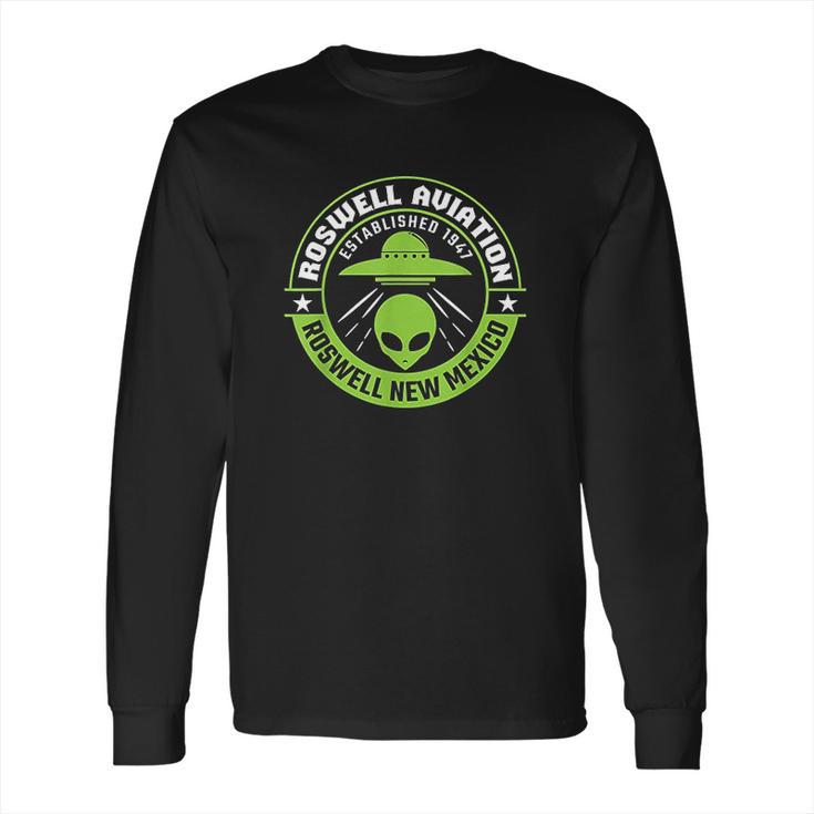 Roswell Aviation Established 1947 Roswell Alien Long Sleeve T-Shirt