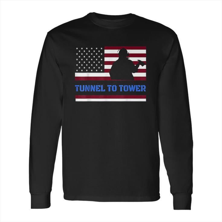 Rush Tunnel To Tower Vintage Firefighter Gift Long Sleeve T-Shirt