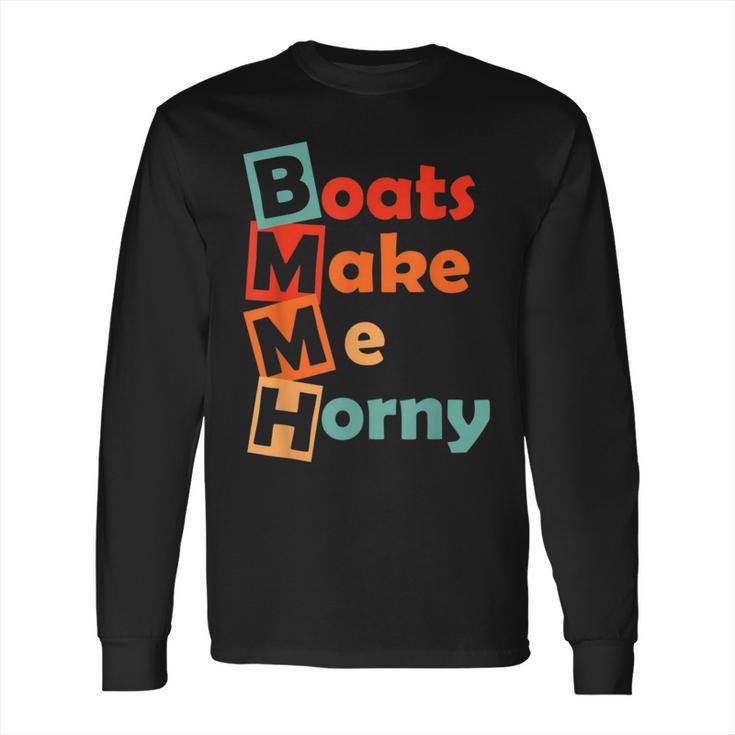 Sadiecrowell Boats Make Me Horny  Vintage Long Sleeve T-Shirt