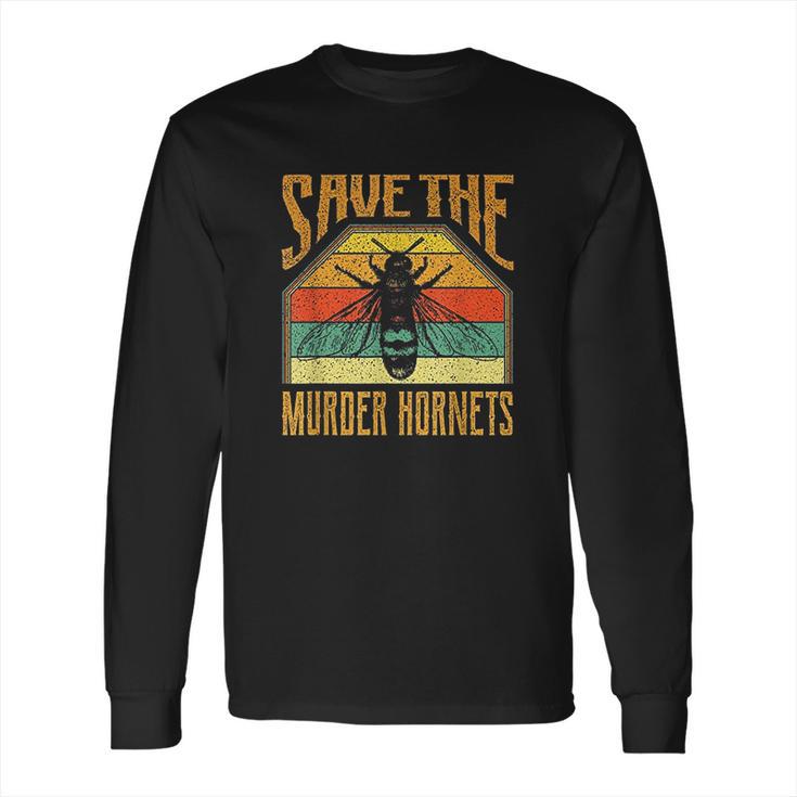 Save The Murder Hornets Vintage 2020 Asian Giant Hornet Long Sleeve T-Shirt