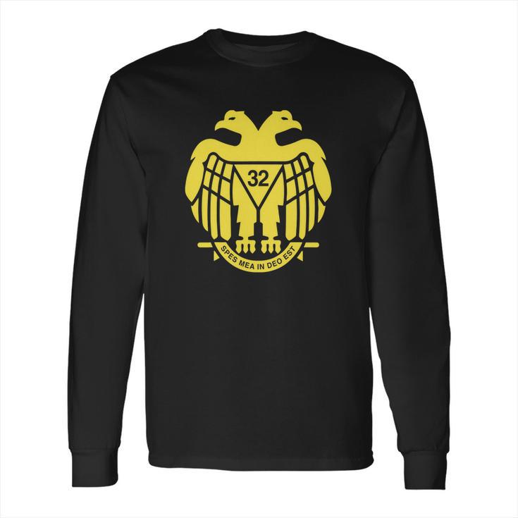 Scottish Rite 32Nd Degree Spes Mea In Deo Est Long Sleeve T-Shirt