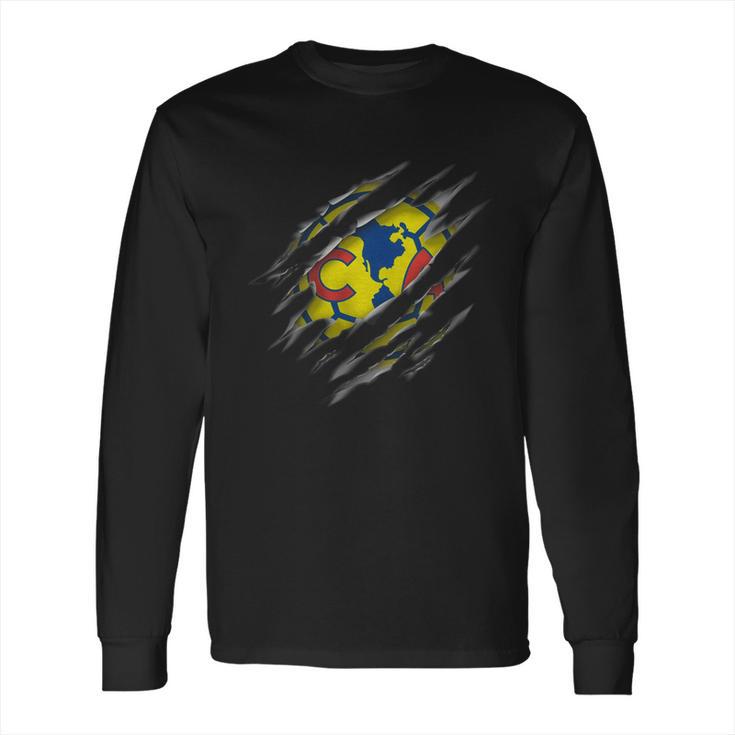 Scratch-Shirt-Bi-Heo - 3D Club America Long Sleeve T-Shirt