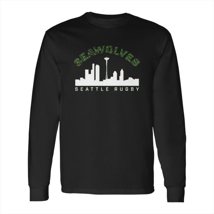 Seattle Seawolves City Skyline Long Sleeve T-Shirt