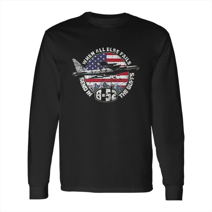 Send In The Buffs | B-52 Stratofortress Bomber Vintage Long Sleeve T-Shirt