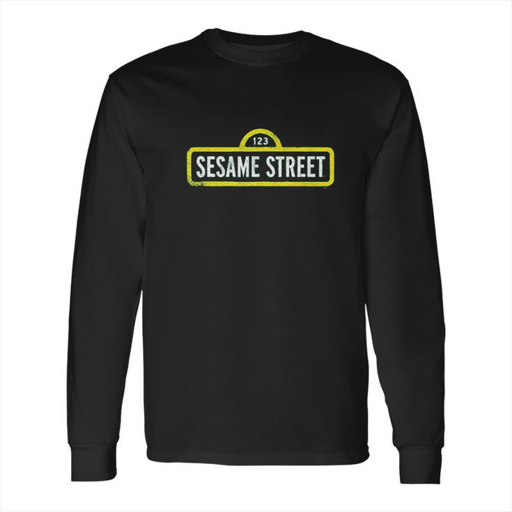 Sesame Street Rough Logo Long Sleeve T-Shirt