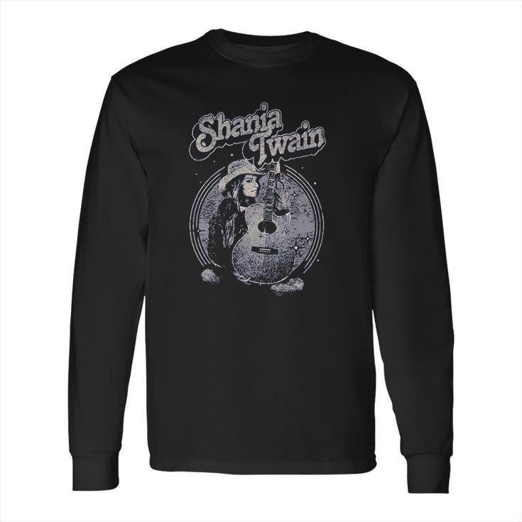 Shania Twain Indigo Guitar Long Sleeve T-Shirt