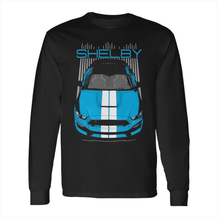 Shelby Gt350 Grabber Blue Long Sleeve T-Shirt