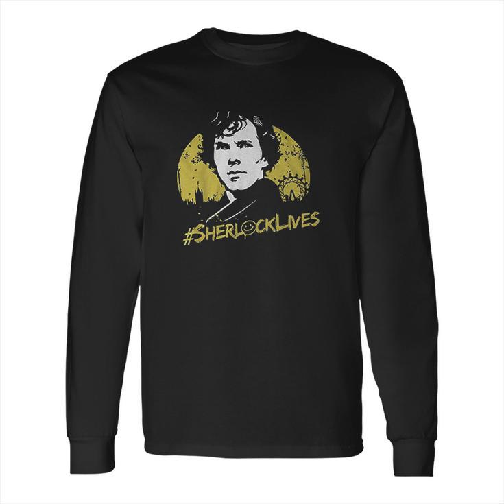 Sherlocklives Benedict Cumberbatch Nerd Long Sleeve T-Shirt