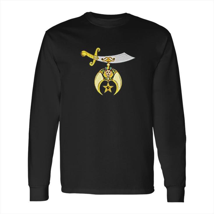 Shriners Masonic Logo Symbol Long Sleeve T-Shirt