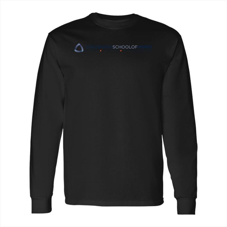 Simple Logo Colorado School Of Mines Long Sleeve T-Shirt