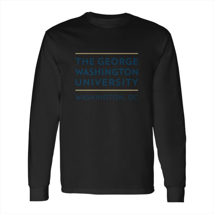 Simple Logo George Washington University 2020 Long Sleeve T-Shirt