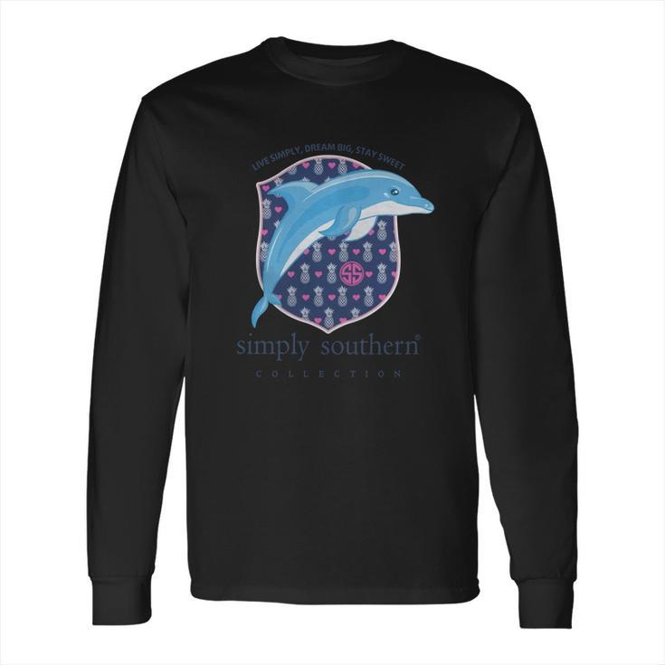 Simply Southern Blue Dolphin Long Sleeve T-Shirt