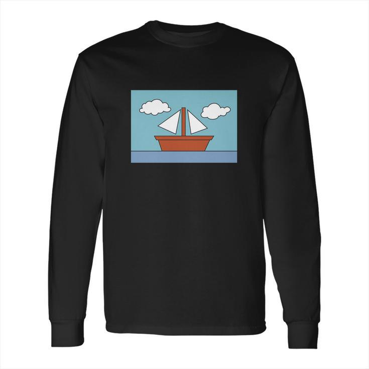 Simpsons Sailboat Painting Long Sleeve T-Shirt