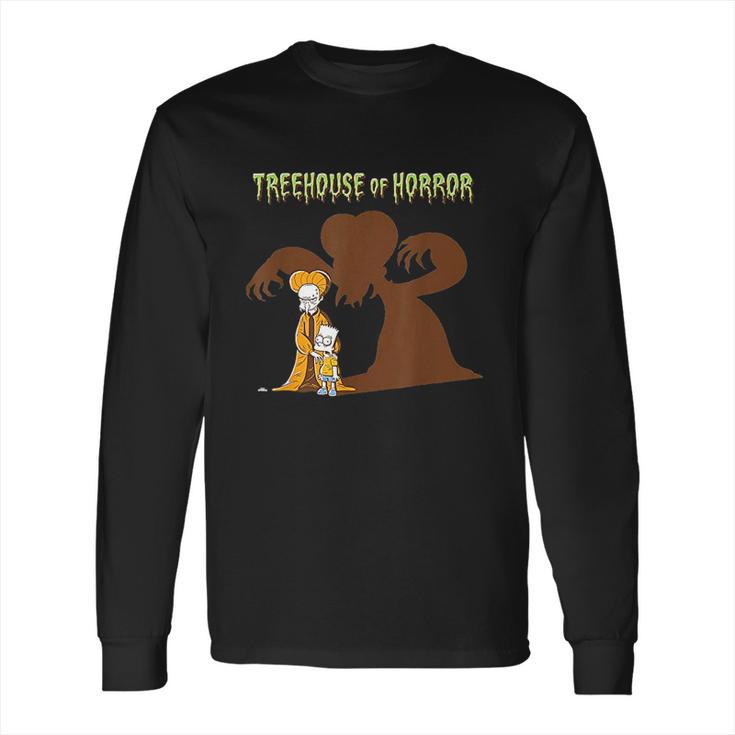 The Simpsons Treehouse Of Horror Dracula Burns And Bart Long Sleeve T-Shirt