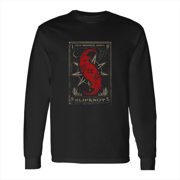 Slipknot Tarot Card Long Sleeve T-Shirt