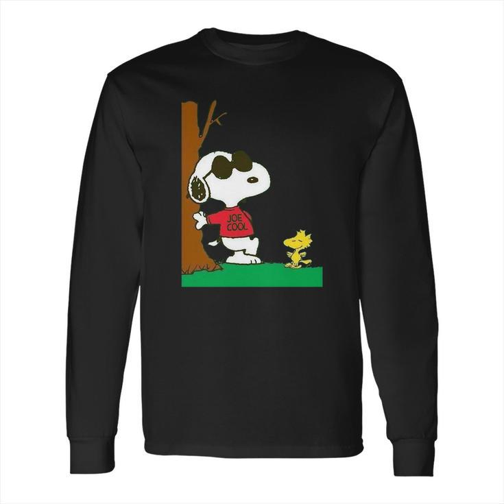 Snoopy Joe Cool And Woodstock T Shirt Long Sleeve T-Shirt