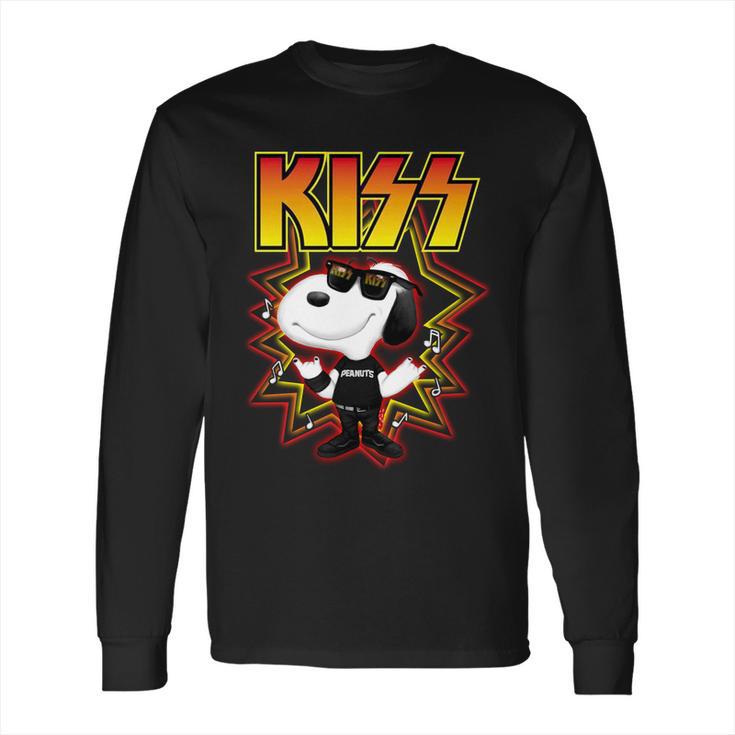 Snoopy  Kiss Band Long Sleeve T-Shirt