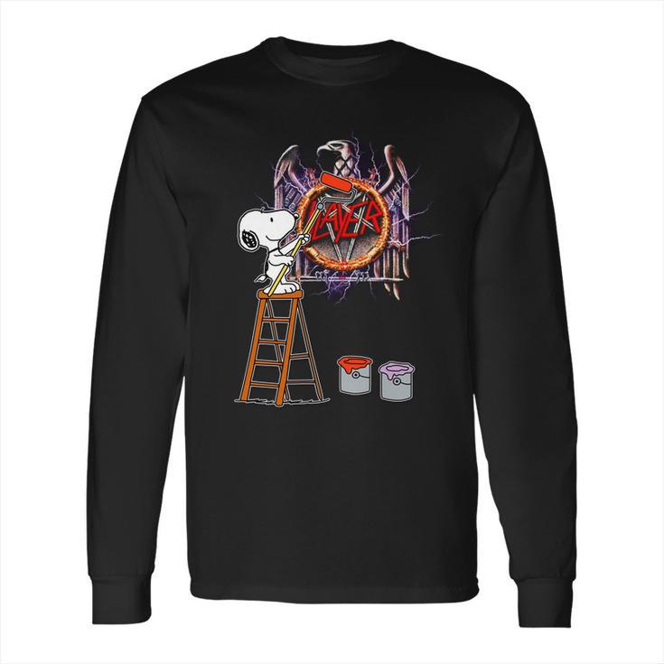 Snoopy Paint Slayer Long Sleeve T-Shirt