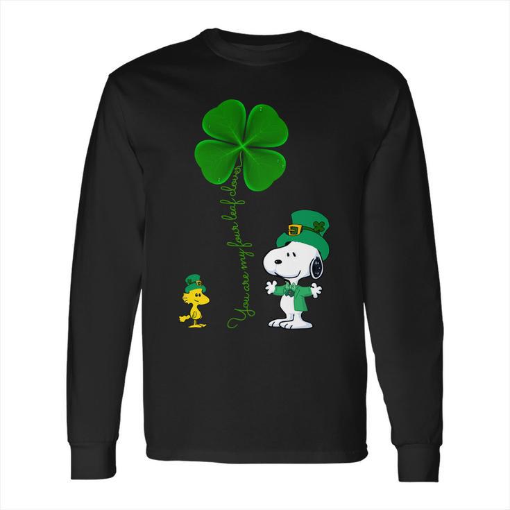 Snoopy Shamrock You Are My Four Leaf Clover Long Sleeve T-Shirt