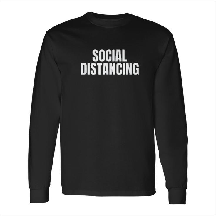 Social Distancing Basic Gift Long Sleeve T-Shirt