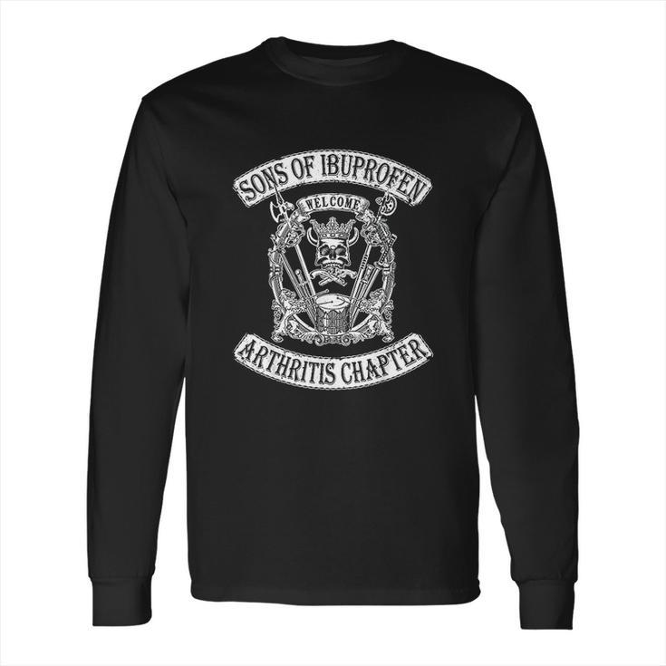 Sons Of Ibuprofen Arthritis Chapter Funny Old Biker Long Sleeve T-Shirt