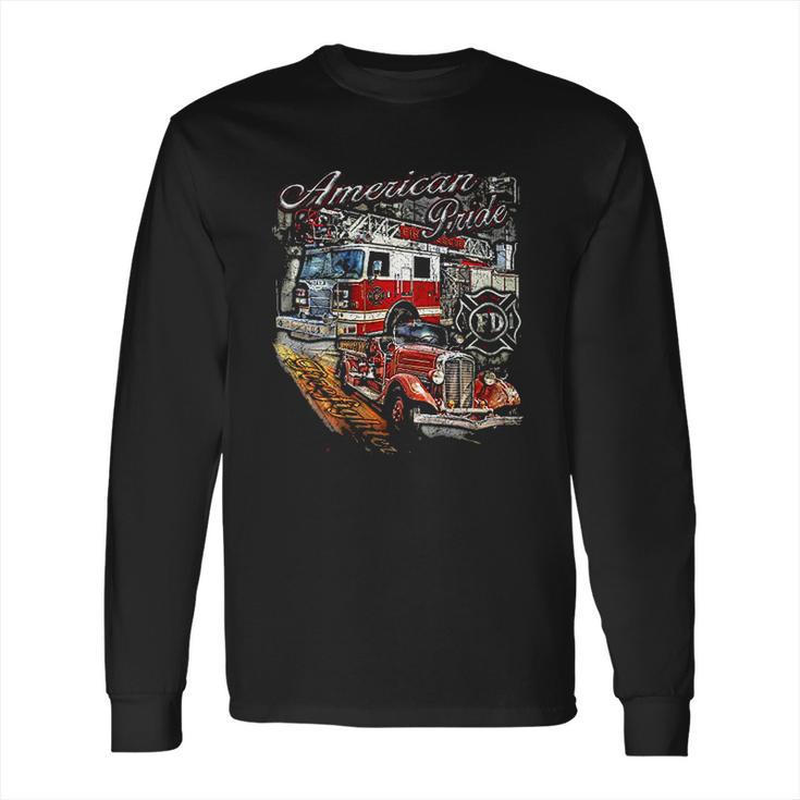 Spartan   American Pride Firefighter Long Sleeve T-Shirt