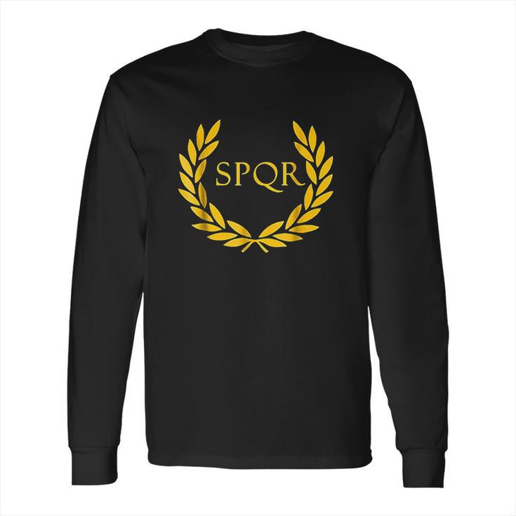 Spqr Camp Jupiter Roman Senatus Populus Que Romanus Long Sleeve T-Shirt