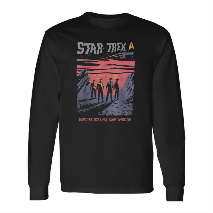 Star Trek Explore Strange New Worlds  Art Graphic T-Shirt Long Sleeve T-Shirt