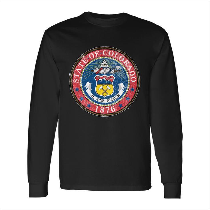 State Of Colorado Vintage Logo Long Sleeve T-Shirt