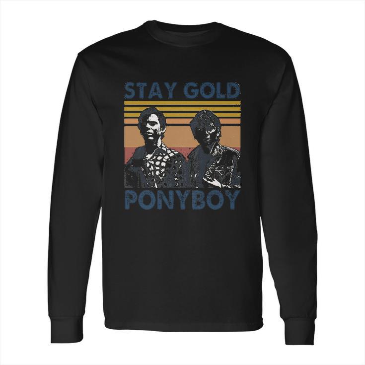 Stay Gold Ponyboy Vintage Long Sleeve T-Shirt