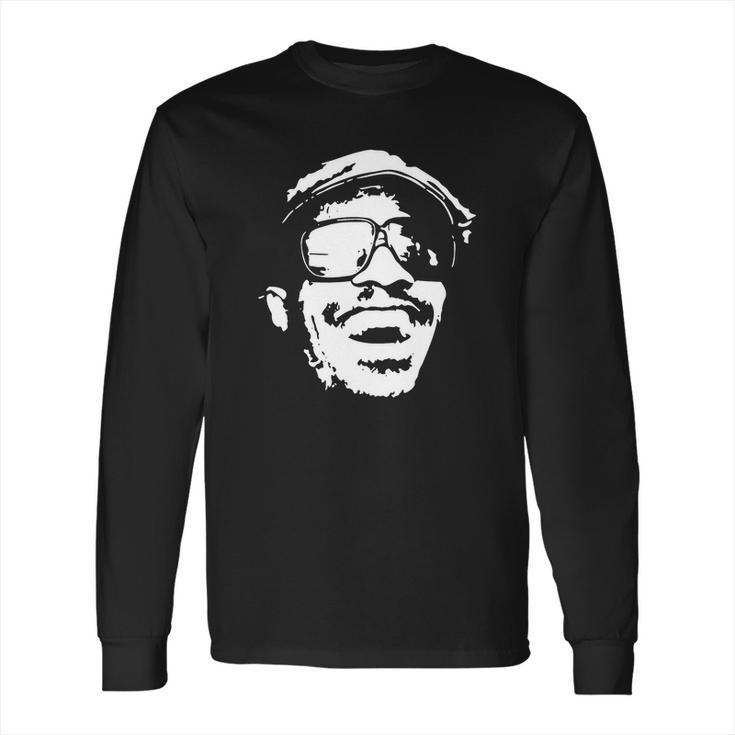 Stencil Stevie Wonder Long Sleeve T-Shirt