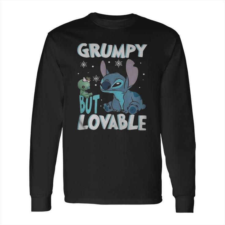 Stitch Grumpy But Lovable Long Sleeve T-Shirt