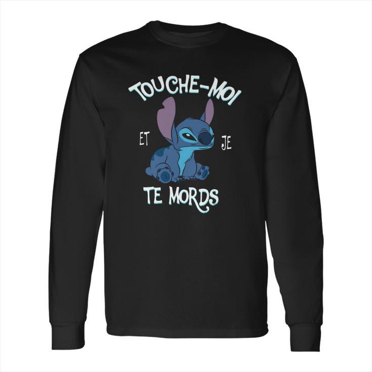 Stitch Touche Moi Et Je Te Mords Long Sleeve T-Shirt