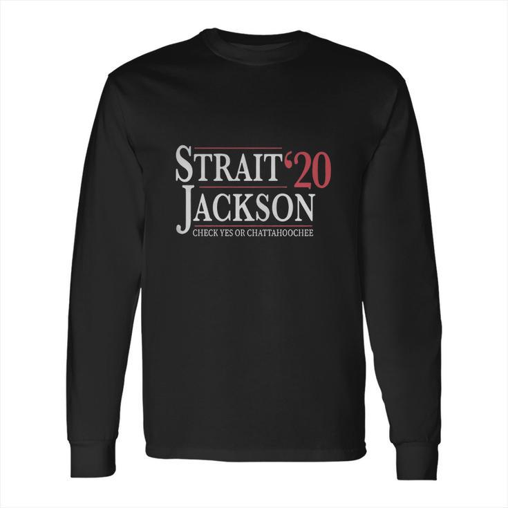 Strait Jackson 20 Check Yes Or Chattahoochee Long Sleeve T-Shirt