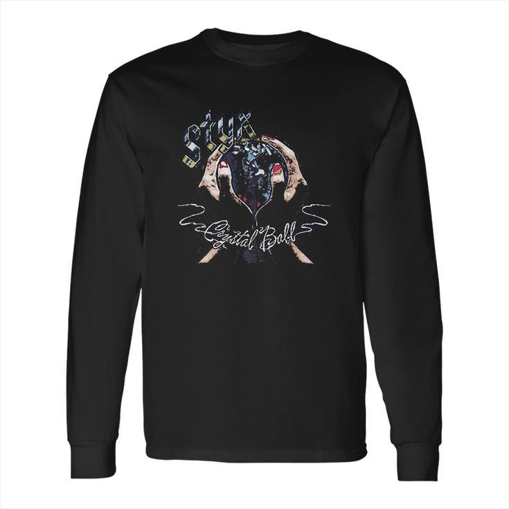 Styx Crystal Ball Graphite Heather Long Sleeve T-Shirt