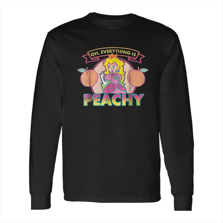 Super Mario Princess Peach Everything Peachy Long Sleeve T-Shirt