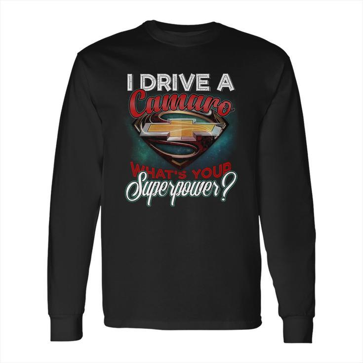 Superpower Camaro Long Sleeve T-Shirt